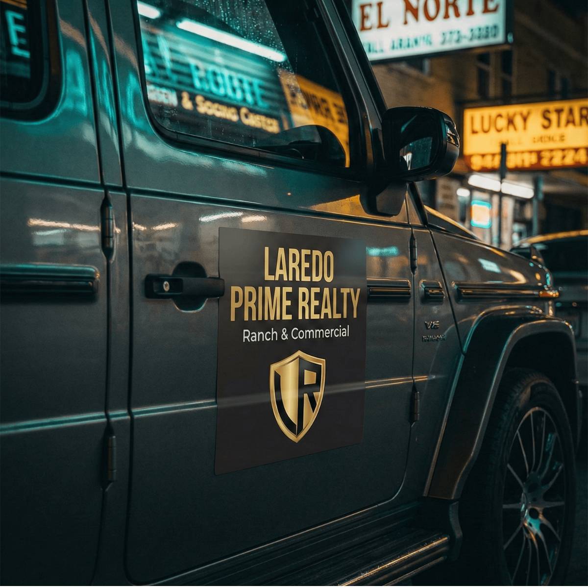 Heavy-Duty Custom Vehicle Magnetic Signs